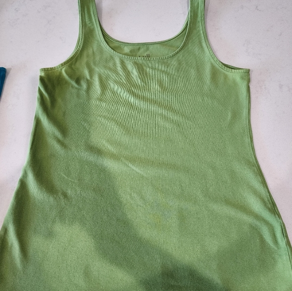 J. Jill Cardigan light green with tank - Picture 6 of 8